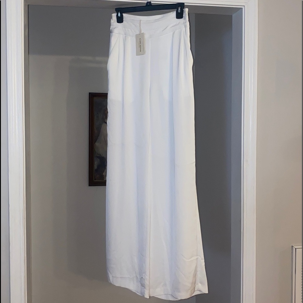Ramy Brook joss wide leg pant ivory